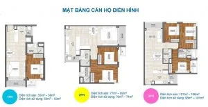 Mặt bằng căn hộ One Verandah Quận 2 tầng tiêu chuẩn