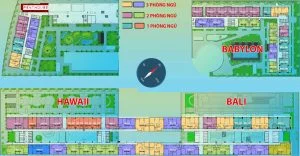 Mặt bằng căn hộ New City Thủ Thiêm Quận 2