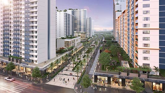 New City Thủ Thiêm Hình phối cảnh dự án New City Thủ Thiêm